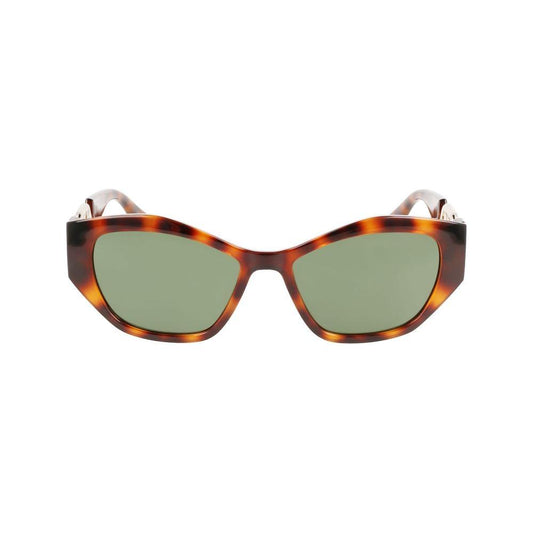 Karl Lagerfeld Brown Injected Sunglasses Karl Lagerfeld Dark Sea Green