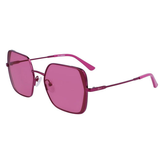 Karl Lagerfeld Multicolor Metal Sunglasses Karl Lagerfeld Pale Violet Red