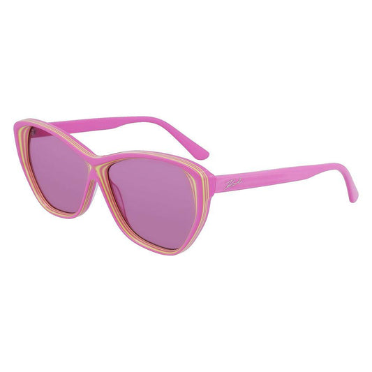 Karl Lagerfeld Multicolor Acetate Sunglasses Karl Lagerfeld Rosy Brown
