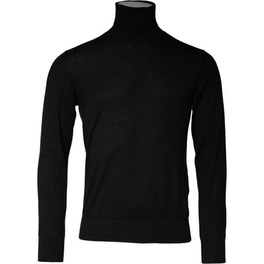 Dolce & Gabbana Black LongSleeve Turtleneck Pullover Sweater Dolce & Gabbana Black