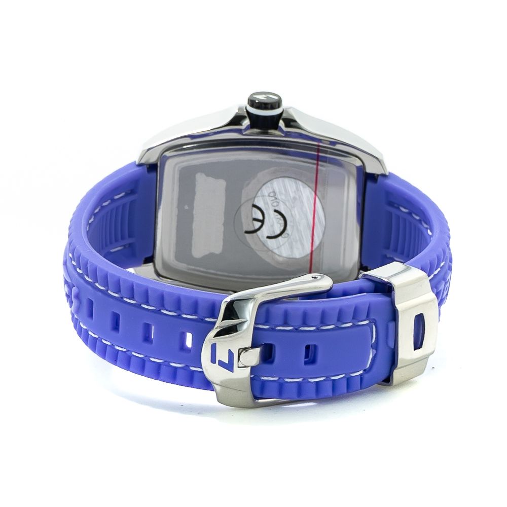 Chronotech Blue Rubber Sport Watch