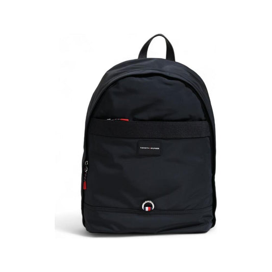 Tommy Hilfiger Black Recycled Polyester Backpack Tommy Hilfiger Black