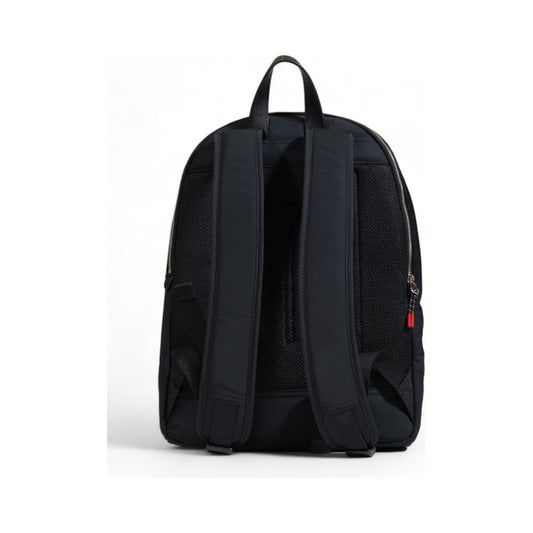 Tommy Hilfiger Black Recycled Polyester Backpack Tommy Hilfiger White Smoke