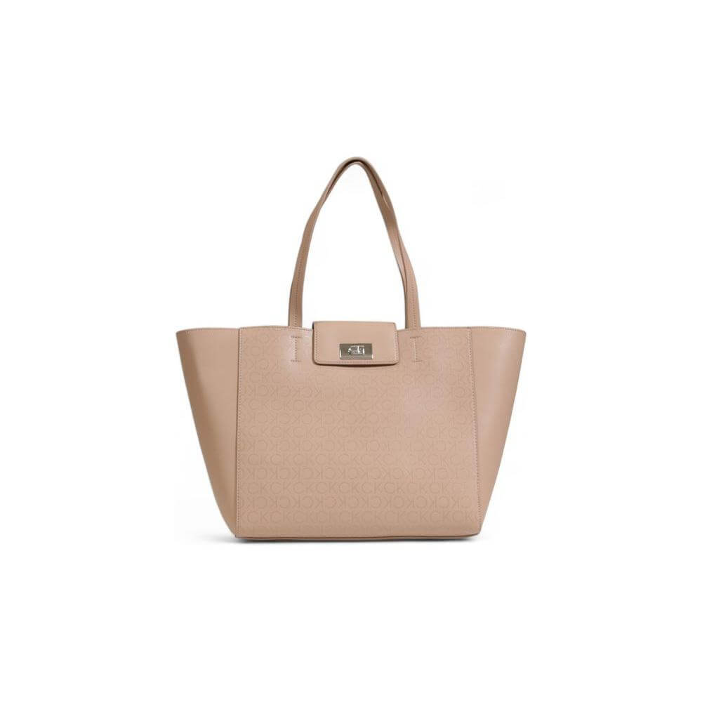 Front view with bag zipped and handles upright.