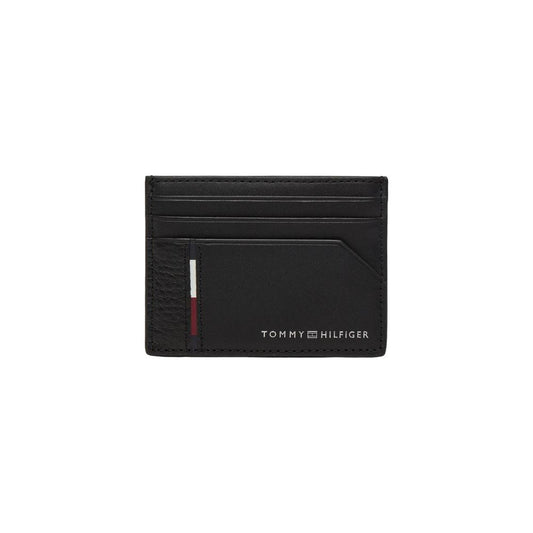 Tommy Hilfiger Black Leather Wallet Tommy Hilfiger Dark Slate Gray