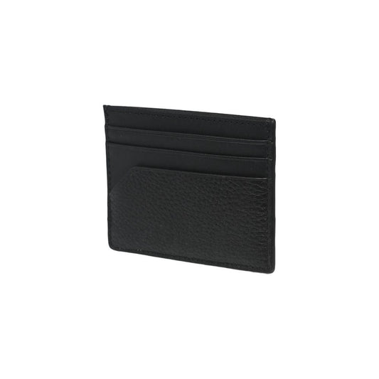 Tommy Hilfiger Black Leather Wallet Tommy Hilfiger Dark Slate Gray