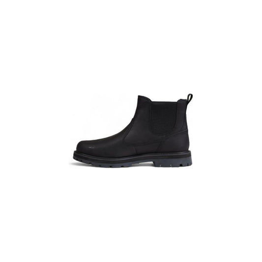 Timberland Black Nubuc Leather Boot Timberland Dark Slate Gray