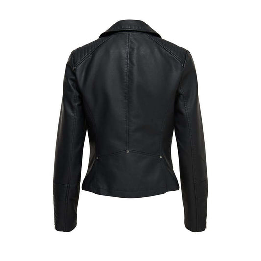 Only Black Viscose Jackets & Coat Only Dark Slate Gray