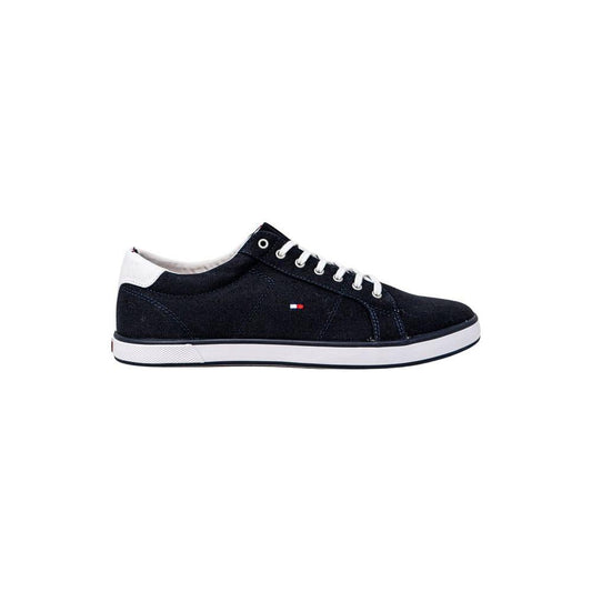 Tommy Hilfiger Blue Cotton Sneaker Tommy Hilfiger Black