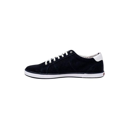 Tommy Hilfiger Blue Cotton Sneaker Tommy Hilfiger Black