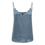 Only Blue Polyester Tank Top ON-7113600010-IT36|XXS