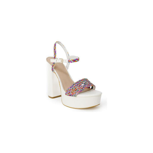 Guess White Polyester Sandal Guess Antique White