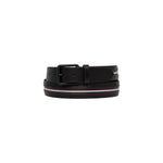 Tommy Hilfiger Black Leather Belt TO-15663300009-100 CM / 40 INCHES
