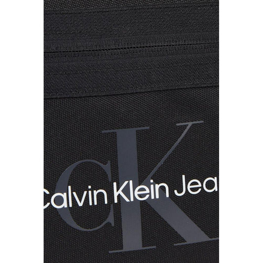 Calvin Klein Jeans Black Recycled Polyester Backpack Calvin Klein Jeans Dark Slate Gray