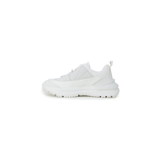 Calvin Klein Jeans White Suede Leather Sneaker Calvin Klein Jeans Light Gray
