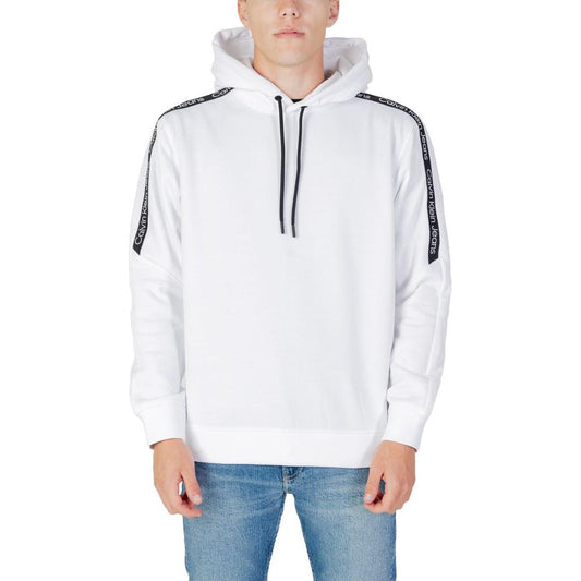 Calvin Klein Jeans White Cotton Sweater Calvin Klein Jeans Lavender