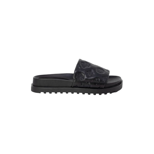Guess Black Synthetic Sandal Guess Dark Slate Gray