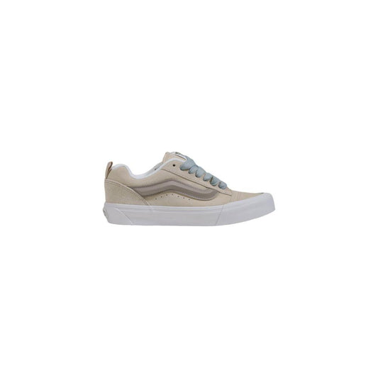 Vans Beige Leather Sneaker Vans Dark Gray