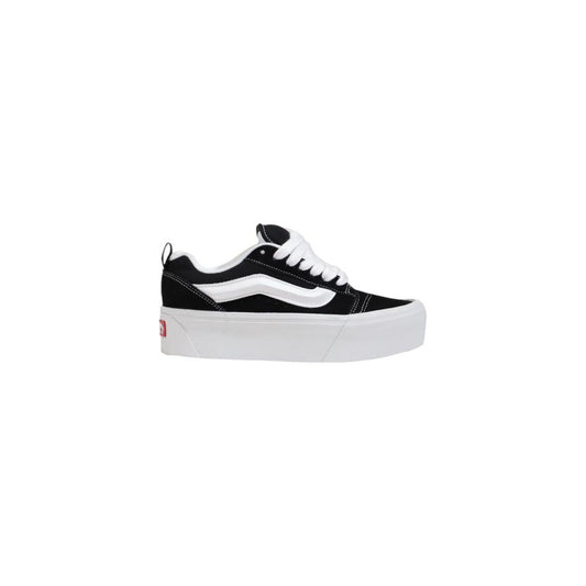 Vans Black And White Suede Leather Sneaker Vans Black