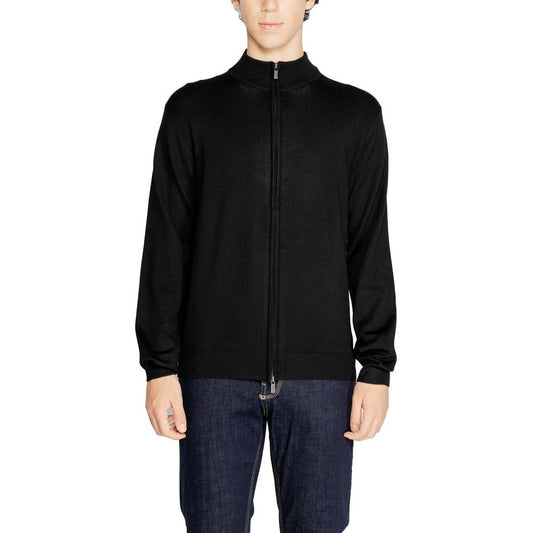 Hamaki-Ho Black Viscose Cardigan Hamaki-Ho Black
