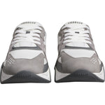 Versace Grey Leather Neoprene Chunky Low Top Squalo Sneakers Shoes MV6390-43