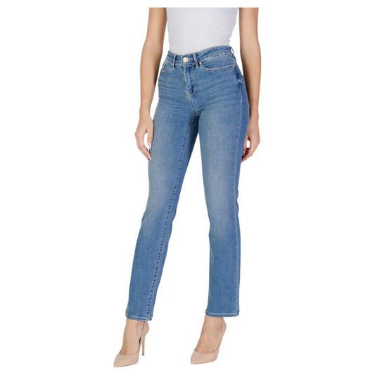 Vero Moda Light Blue Cotton Jeans & Pant Vero Moda Slate Gray