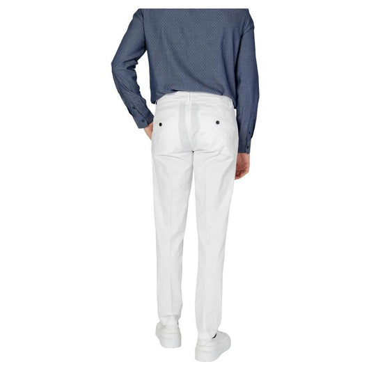 Men's Skinny Pants by Antony Morato in Cream, 98% Cotton, 2% Elastane, Spring/Summer Collection