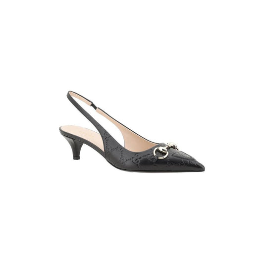 Gucci Horsebit Pumps Gucci Dark Slate Gray