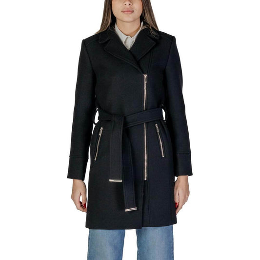 Morgan De Toi Black Wool Jackets & Coat Morgan De Toi Black