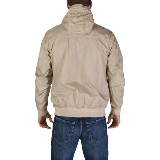 Hamaki-Ho Beige Nylon Jacket Hamaki-Ho Dark Gray