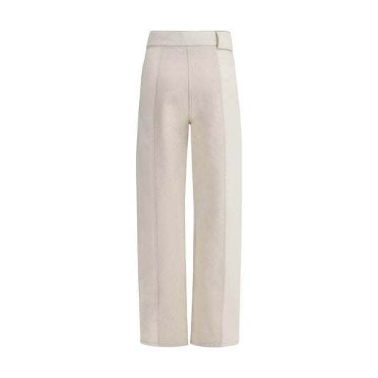 Fendi Cotton Pants Fendi Gray