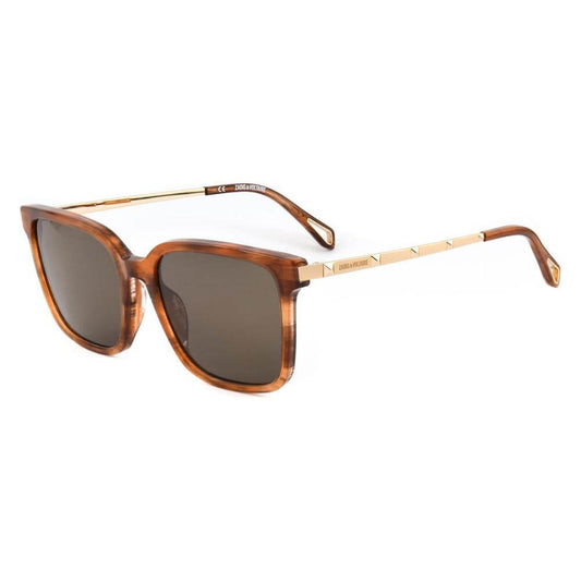 Zadig & Voltaire Brown Acetate Sunglasses Zadig & Voltaire Dim Gray