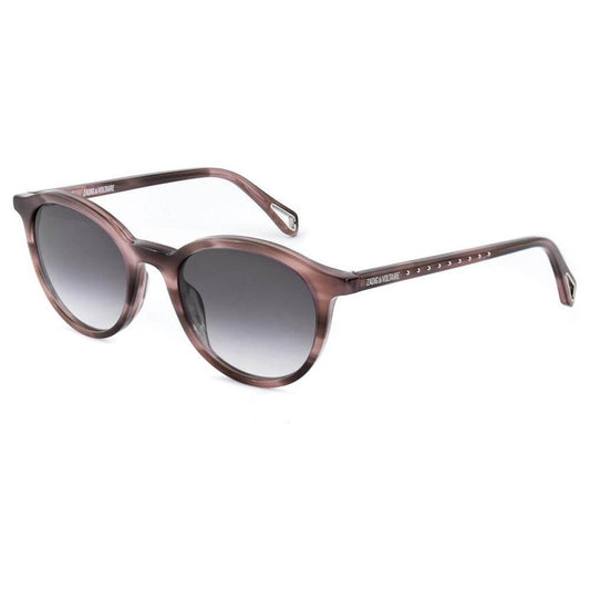 Zadig & Voltaire Brown Acetate Sunglasses Zadig & Voltaire Dim Gray