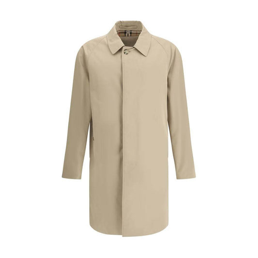 Burberry Breasted Coat Burberry Tan