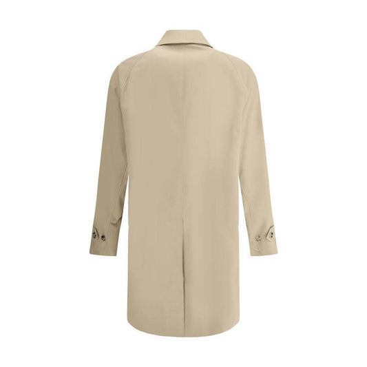 Burberry Breasted Coat Burberry Tan