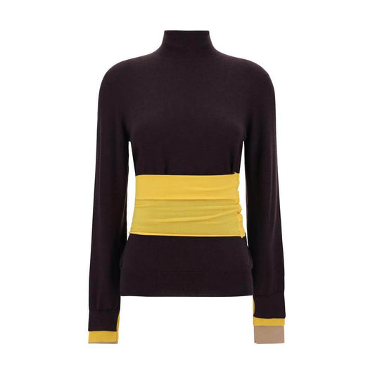 Fendi Turtleneck Sweater Fendi Dark Khaki