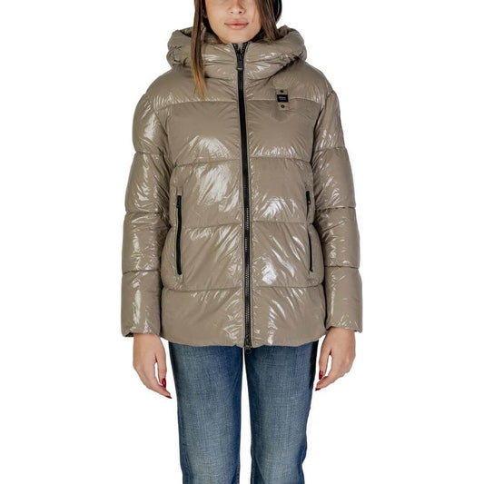 Blauer Beige Polyamide Jackets & Coat Blauer Dim Gray