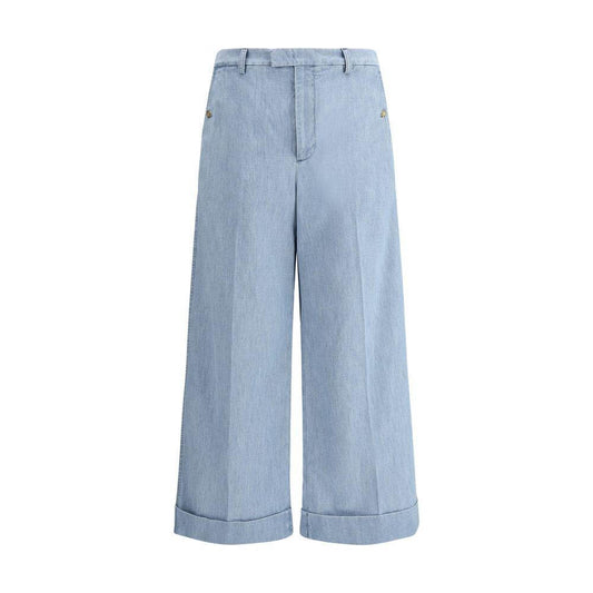 Valentino Denim Pants Valentino Dark Gray