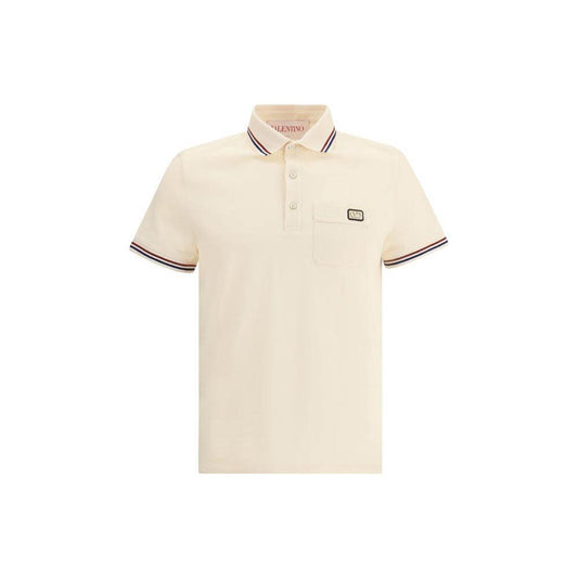 Valentino Polo Shirt Valentino Antique White