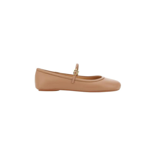Gianvito Rossi Carla Ballerinas Gianvito Rossi Rosy Brown