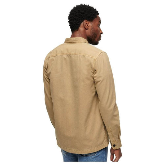 Superdry Beige Cotton Shirt