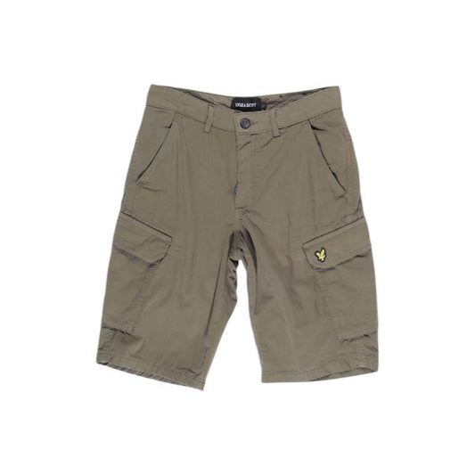 Lyle & Scott Green Cotton Bermuda LY-15919900149-W29