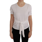 Dolce & Gabbana White Cotton Silk T-Shirt SIG50480-2
