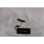 Dolce & Gabbana White Cotton Silk T-Shirt SIG50480-2