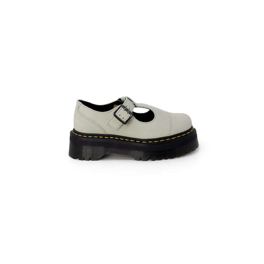 Dr. Martens Green Suede Leather Flat Shoe