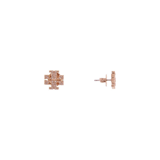 Tory Burch kira earrings with pavã© Jewellery Tory Burch Rosy Brown