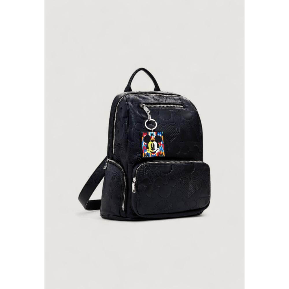 Front view with bag zipped and handles upright.