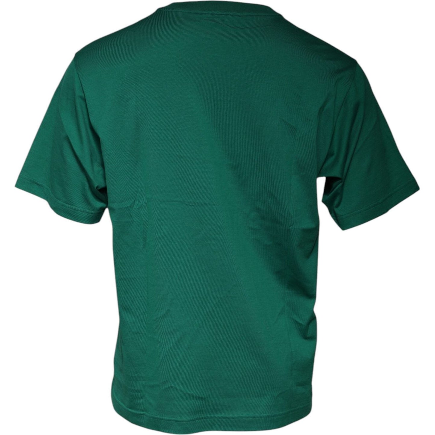 Dolce & Gabbana Green Logo Crew Neck Short Sleeves T-shirt TSH87441-48