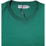 Dolce & Gabbana Green Logo Crew Neck Short Sleeves T-shirt TSH87441-48