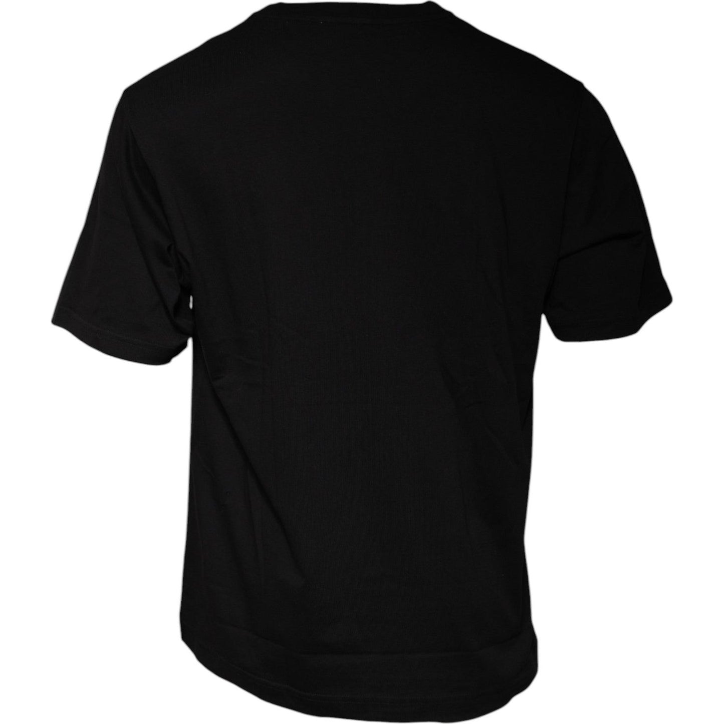 Dolce & Gabbana Black Logo Print Cotton Short Sleeves T-shirt TSH878454-50